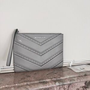 Michael Kors studded wristlet